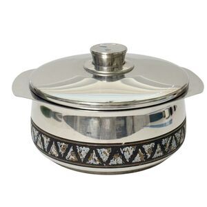 Kuhn Rikon Inox 18/10 Stainless Steel Lid Pot Double Handle Swiss Made Alps 2qt